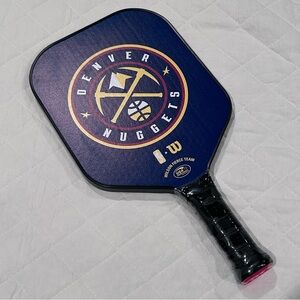 NEW Wilson Denver Nuggets Fierce Team Pickleball Paddle NBA NWT 4 1/4 Grip 13mm